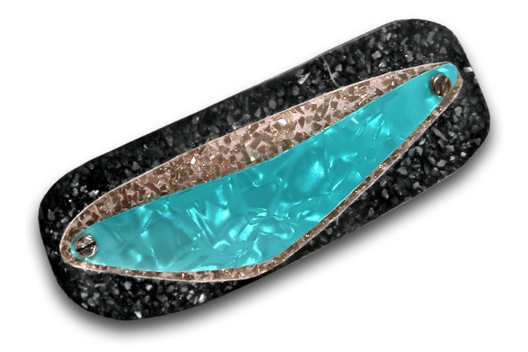 laminate boomerang barrettes