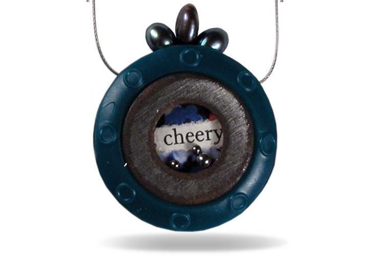 cheery with blue ring